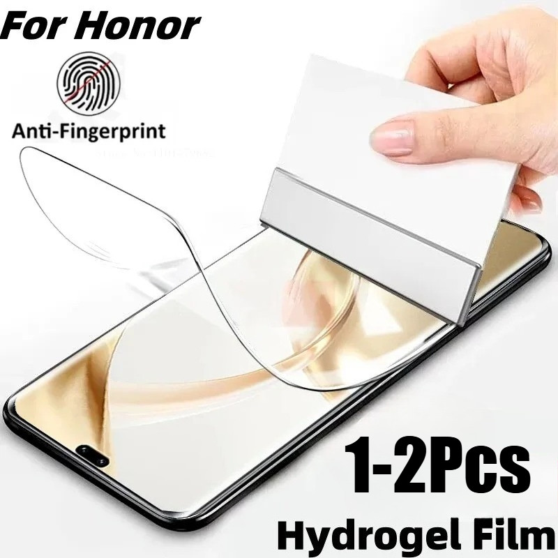 1-2 Chiếc Full Cover Chống Trầy Xước Ánh Sáng Xanh Mềm Hydrogel Cho Honor X8 X8b X8a X8c X8d X9 X9a X9bX9c X9d Smart 4G 5G Chống Gián Điệp Riêng Tư Và Bảo Vệ Màn Hình HD Phim Mờ