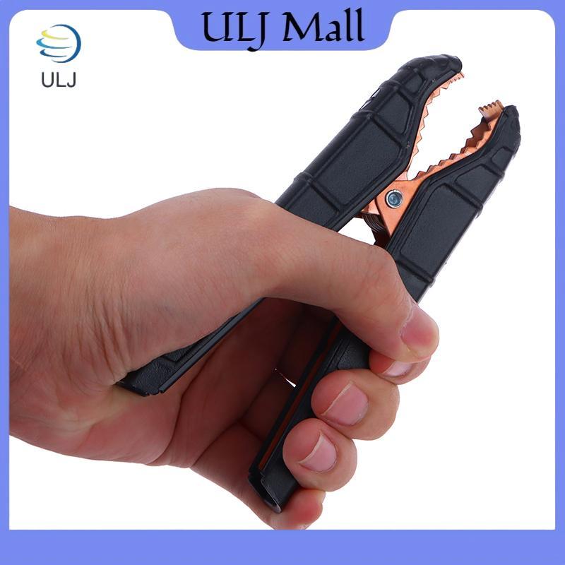 ULJ 2 CÁI 100 / 200 / 300 / 500A Kẹp cá sấu bằng đồng hạng nặng Thiết bị đầu cuối Pin điện Đầu nối thử nghiệm kẹp cá sấu cho cáp nhảy Tăng cường.