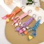 Dệt Tay Nhiều Màu Sắc Dây Nylon Túi Treo Điện Thoại Di Động Mặt Dây Chuyền Ngọt Ngào Phù Hợp Với Dopamine Ngôi Sao Năm Cánh Đính Hạt Bút
