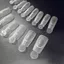BORAGETE 140 Chiếc Móng Tay Pháp Hình Dạng Kép, Mở Rộng Nhanh Bề Mặt Mờ Bao Phủ Toàn Bộ Khuôn Móng Tay Kép, Với Nội Pháp Dòng 14 Kích Cỡ Đầu Móng Tay Acrylic Mỏng Có Thể Tái Sử Dụng Móng Tay Nghệ Thuật Móng Tay