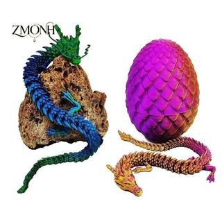 ZMONH 3D In Hình Rồng Trung Quốc Toàn Thân Khớp Di Chuyển Được Nội Thất Nhà Trang Trí Trang Trí Đáng Thu Thập Đồ Chơi Sáng Tạo Không