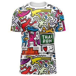 Áo Thun Thể Thao Thairun Alien Run Mùa Hè, Thoáng Khí Cho Nam và Nữ