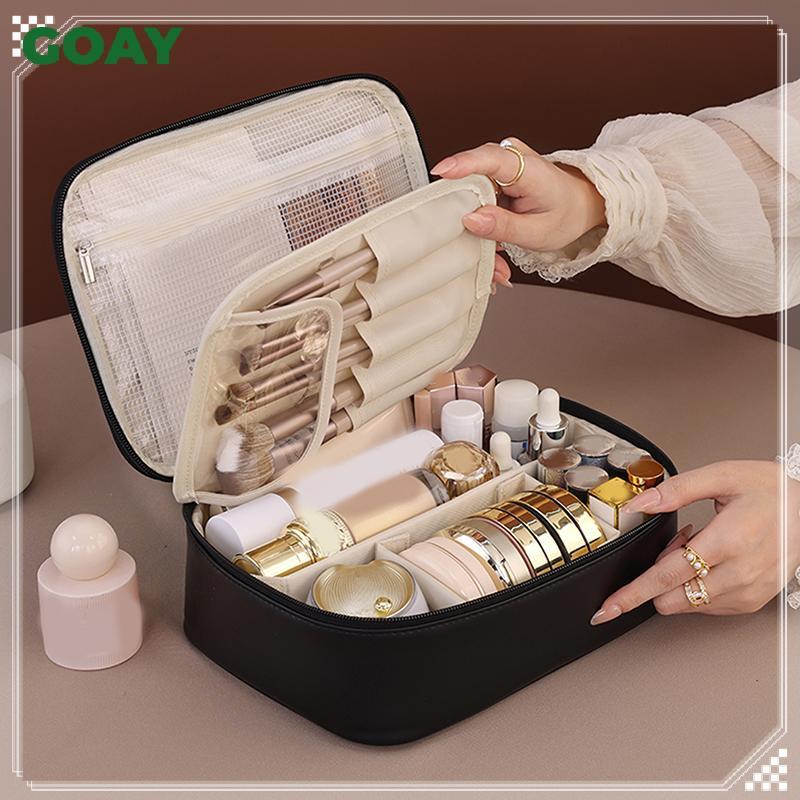 GOAY Di Động Dung Tích Lớn Túi Đựng Mỹ Phẩm Đa Năng Tự Do Chia Trang Điểm Túi Bảo Quản Thẩm Mỹ Cao Hợp Thời Trang Túi Đựng Mỹ Phẩm VN