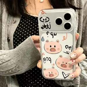 Kutu kecil sesuai untuk cangkang telefon iPhone 17/16 pelindung promaxkartun comeltahan