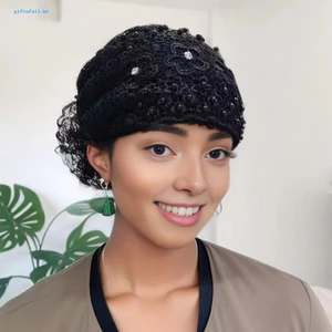 Băng đô thể thao ren co giãn, đính đá ngọc trai - Thời trang cho các hoạt động hàng ngày