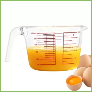 Cốc đo chất lỏng Thủy tinh Bình đo lường trong suốt đơn giản Cốc đo nấu ăn để nướng gelhvn