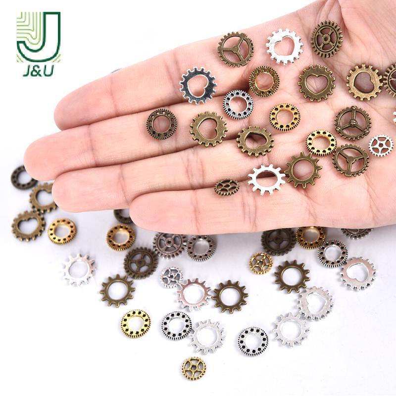 Bánh xe dây chuyền cổ steampunk mini - 100 chiếc cho DIY trang sức handmade