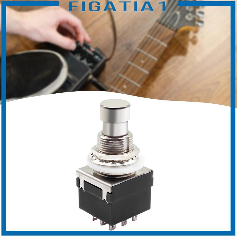 Bàn Đạp Đa Tác Dụng 3PDT 9pin Footswitch Cho Guitar Stompbox DIY Kit Phụ Kiện Nhỏ Gọn