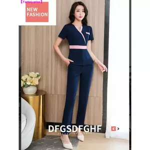 Câu lạc bộ sức khỏe SPA Massage Kỹ thuật viên Quần áo nữ Quần che bụng Trị liệu chân Tắm chân Giáo viên Quần áo làm việc