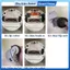 Lốp cao su bánh xe thay thế robot Mi 1S 2S 1C Mijia1 SDJQR01RR 02RR 03RR Roborock S50, S55, S5, S6, S7, T4, T6, T7