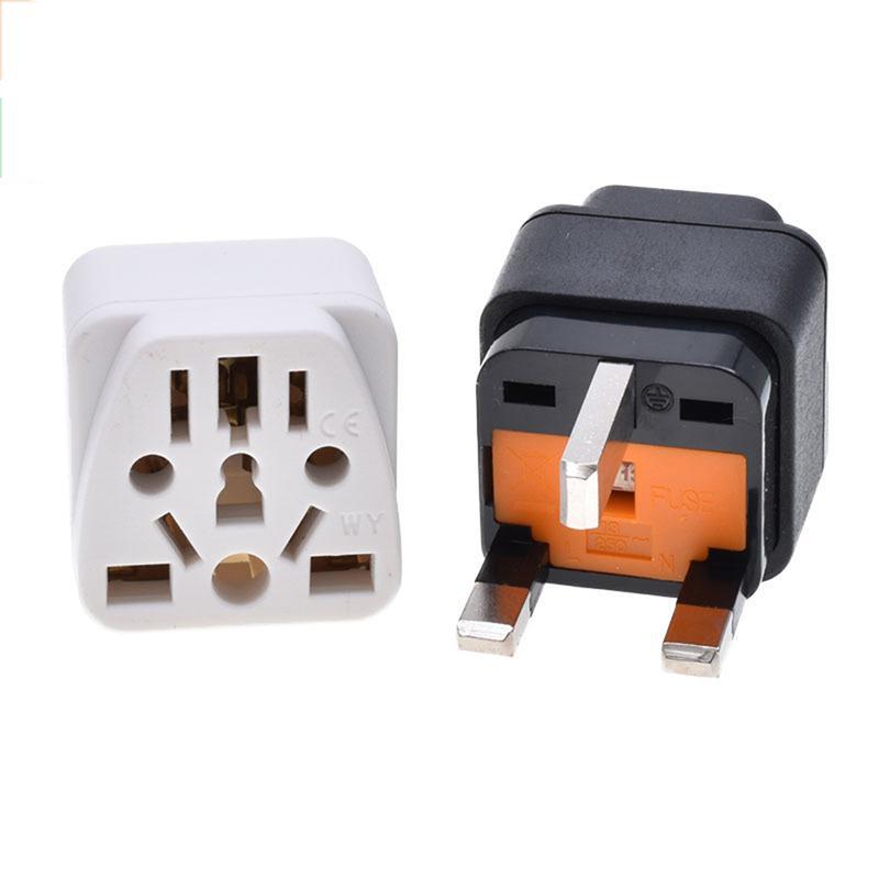Newsmallbrains UK Travel Plug Adapter Loại G Ổ Cắm Chuyển Đổi Đa Loại Soet Sang Anh Singapore Malaysia Bộ Chuyển Đổi Nguồn Điện Có Cầu Chì 13A NSB
