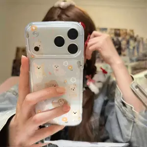 Thế giới của những chú chó con Dùgi cho ốp lưng điện thoại iPhone 17 Pro Max 16 Pro 15