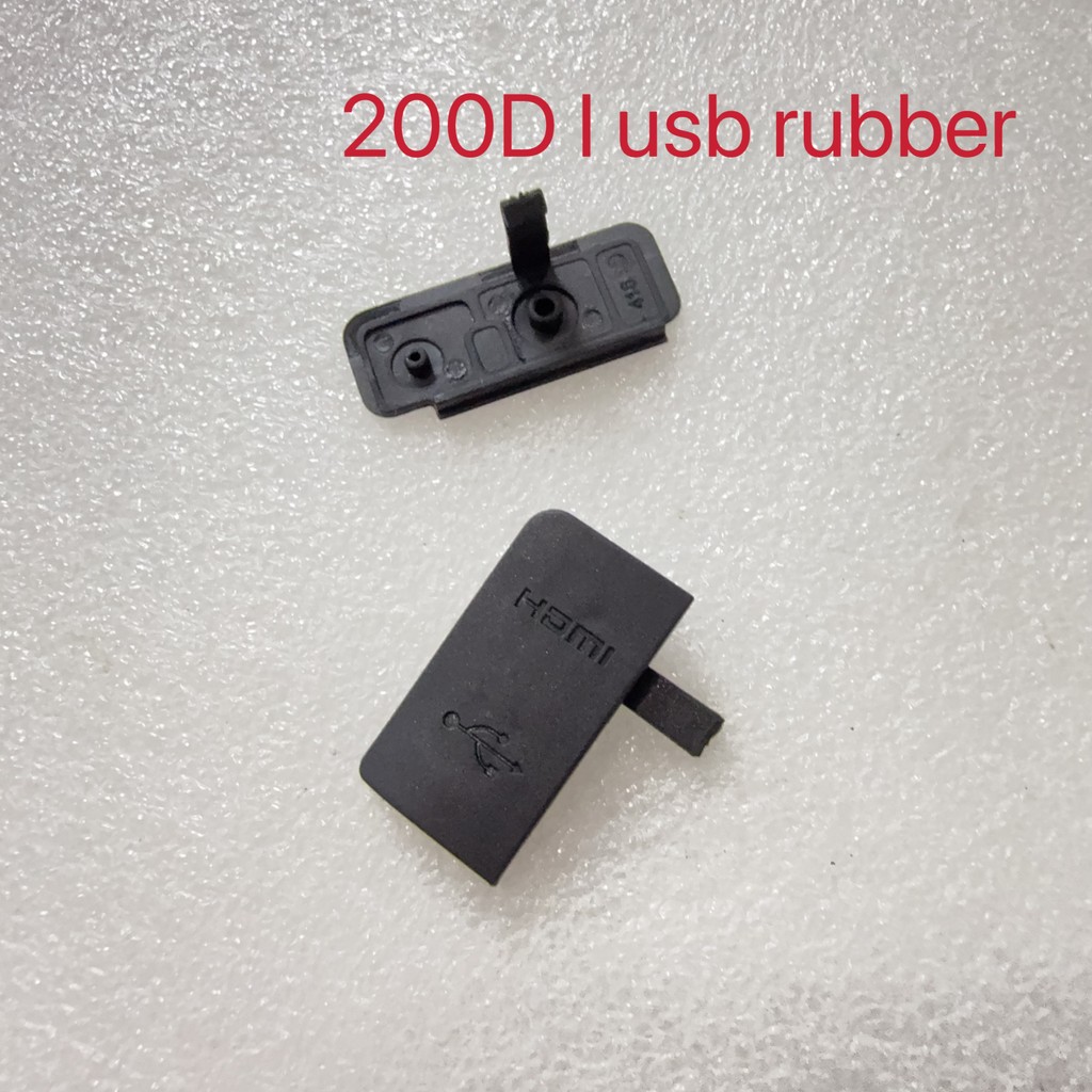 MỚI Dành Cho Canon EOS 200D I HDMI / USB / MIC Cao Su Nắp Dưới Cửa Camera Sửa Chữa Một Phần