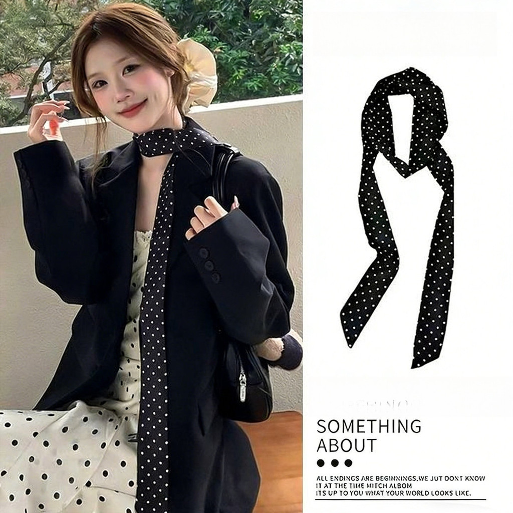 Khăn lụa nhỏ nữ phong cách Hàn Quốc, phù hợp với xu hướng Instagram
