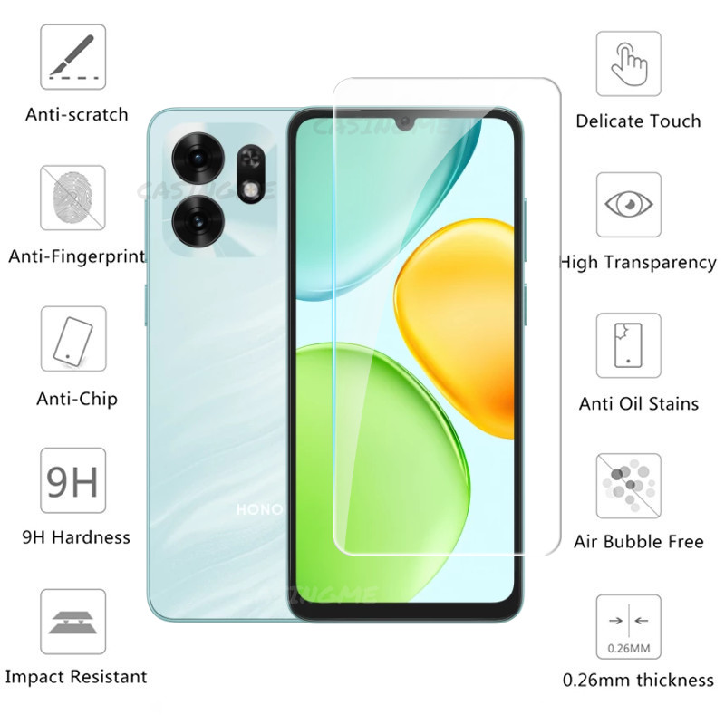 HONOR 500 Smart 5G 2026 Full Cover Kính Cường Lực Flim Cho HONOR 500 Smart Honor500Smart 500Smart Lite Pro 4G 5G 2026 Phim Trước Mặt Sau Ống Kính Kính Kính Mặt Sau Camera Bảo Vệ Màn Hình