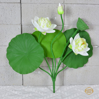 Mô phỏng Bó hoa sen Vải lụa hoa + Màng lá + Chất liệu nhựa thanh Tổng chiều cao Khoảng 43cm Đường kính hoa 10cm Đi kèm với vòi hoa sen Lá sen Cảnh quan bể cá Trang trí nhà cửa Trang trí cắm hoa Đồ trang trí nội thất Nhà Trung Quốc Nguồn nội thất