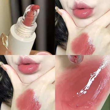 Pure Desire Jelly Toot Lip Glaze Mirror Water Gloss Lip Gloss Lip Gloss Dưỡng ẩm dưỡng ẩm Son dưỡng môi Vitality Girl Lipstick