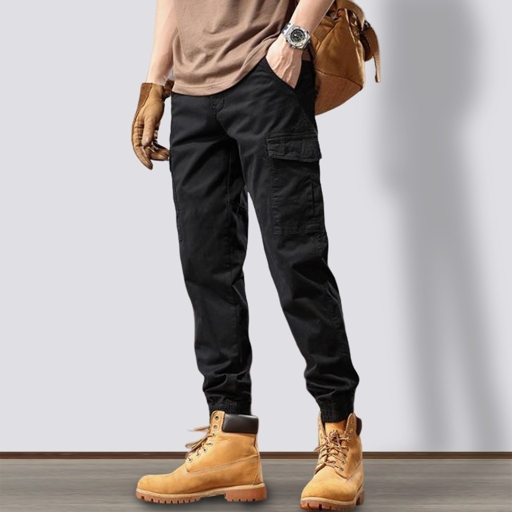 Quần Jogger Kaki - JG3 Quần Túi Hôp Ống Bo Chun Kiểu Dáng Hàn Trẻ Trung