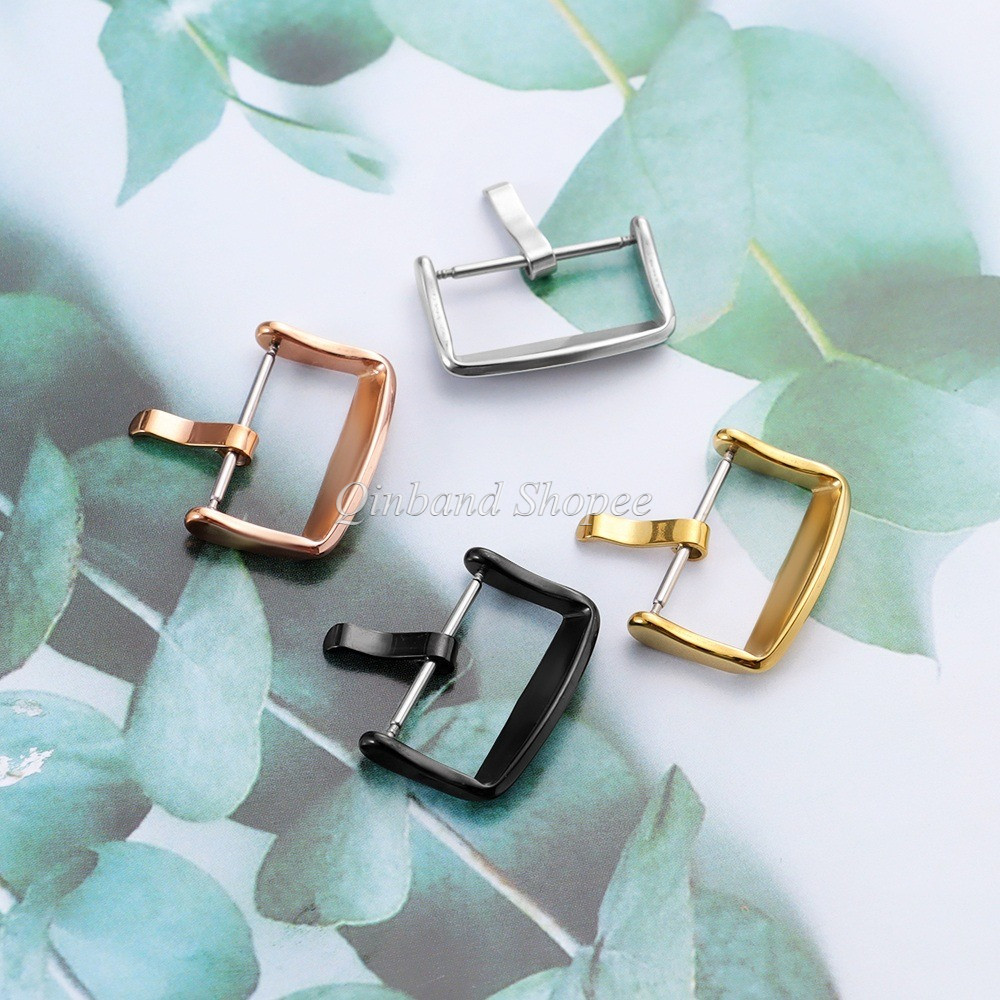 10-24mm Khóa đồng hồ bằng thép không gỉ được đánh bóng – Khóa Tang mạ IP chống phai 3.0mm, Khóa kim loại thay thế 12 / 14 / 16 / 18 / 20 / 22mm