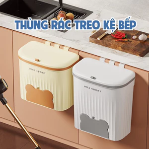 Thùng Rác Treo Tủ Bếp 12L Siêu Tiện – Không Cần Khoan, Tặng Kèm Miếng Dán Tường Và Móc Cài Cánh Tủ Linh Hoạt Dino
