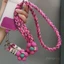 Siêu Đẹp Cross-Body Dây Điện Thoại Di Động Có Thể Lưng Dài ins Niche Tinh Tế Cao Cấp Đuôi Ngựa Bện Mạnh Mẽ Bền