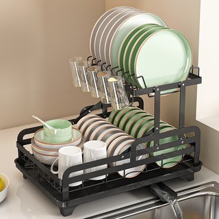 Giá đựng Bát đĩa Kệ Đựng Chén Cốc Đa Năng Cho Bếp Chống Gỉ Kệ 2 Tầng Thả Rau Kệ đựng Bát đĩaĐa Năng