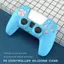 YRBWD cho da điều khiển PS5, Tay cầm chơi Game mềm chống trượt, Vỏ công thái học siêu mỏng bằng silicon đầy màu sắc cho phụ kiện trò chơi cảm giác kép PlayStation 5