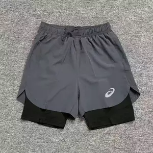 Summer Running Shorts Men's Sports Track and Field Marathon Quick-Drying Anti-Exposure Lining Training Workout Pants ynuA