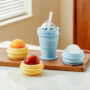 Cốc uống đá bóng có thể gập lại Dễ dàng tháo rời Kích thước nhỏ gọn cho nam nữ