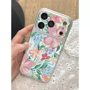 Hoa rực rỡPhù hợp với vỏ điện thoại sáng tạo iPhone 17 Pro, vỏ Corning 15/16