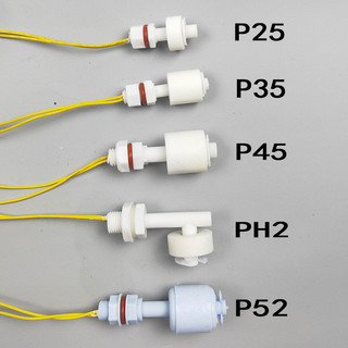 Công tắc phao nhựa PP Bộ điều khiển mực nước Đồng hồ đo mức chất lỏng Công tắc cảm biến mỏ vịt nhỏ Loại 12 / 24 / 220V