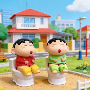 Hầu hết lời khen ngợi Sáng tạo Xịt nước Bồn cầu Bút chì Shin-Chan Búp bê Đồ chơi xảo quyệt Đồ chơi giải nén ngộ nghĩnh Đồ trang trí để bàn Đồ trang trí Bộ đồ ngủ Crayon Shin-Chan Fi