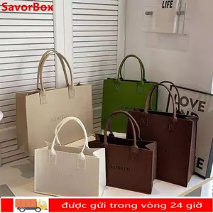 SAVORBOX 1 Túi đeo vai nỉ, Túi đeo chéo S / M / L màu trơn, Túi xách đeo chéo đơn giản du lịch sức chứa lớn thông thường dành cho nữ