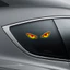 Đèn LED cửa sổ ô tô năng lượng mặt trời Demon Eye Nhiều chế độ RGB để tạo kiểu cá nhân. Trang trí bảng điều khiển nội thất