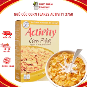 Ngũ cốc Corn Flakes Activity 375g Ngũ Cốc Bột Ngô Activity, Bữa Sáng Khởi Đầu Ngày Mới Giòn Rụm