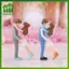 SWEET 1 Cặp Hoạt Hình Lãng Mạn Ngọt Ngào Cặp Đôi Tượng Nhỏ Vườn Micro Phong Cảnh Mặt Dây Chuyền Tự Làm Nhựa Thủ Công Sân Vườn Cảnh Trang Trí n