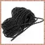 Vòng cổ da bện màu đen 9m DIY 3mm HOT (R F C V)