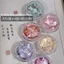 Làm móng tay Merad|Bột Opal|Bột thổ cẩm đám mây siêu mỏng nhấp nháy|Giấc mơ|Long lanh phân cực cực cực quang|Bột móng tay Edelweiss