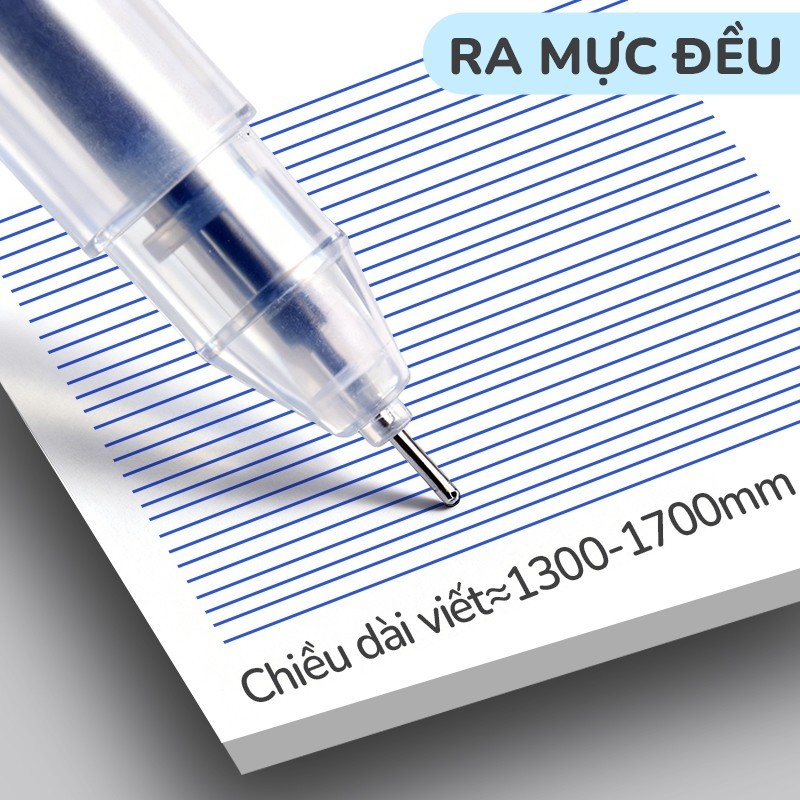 Set 30 Cây Bút Gel 0.5mm – Bút Bi Mực Đen Đậm, Viết Êm Tay, Phù Hợp Cho Học Sinh Và Văn Phòng