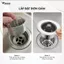 Bộ Lọc Rác Bồn Rửa Bát Có Giỏ Lọc Thức Ăn Thừa, Tích Hợp Nút Chặn Thoát Nước, Ngăn Mùi Hôi, Ngăn Chặn Tắc Nghẽn