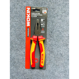 Bộ 3 kìm đa năng cao cấp cách điện WOKIN kìm cắt 8inch kềm răng điện 8 kìm mũi nhọn 7inch