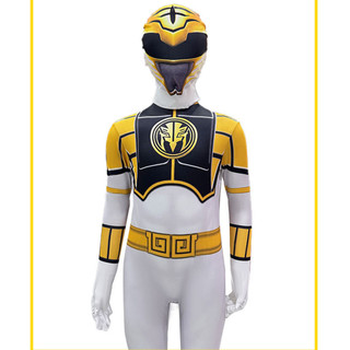 PS2 Mighty Morphin Power Rangers jumpsuits nhập vai vải cosplay Trang phục dự tiệc Halloween SP2