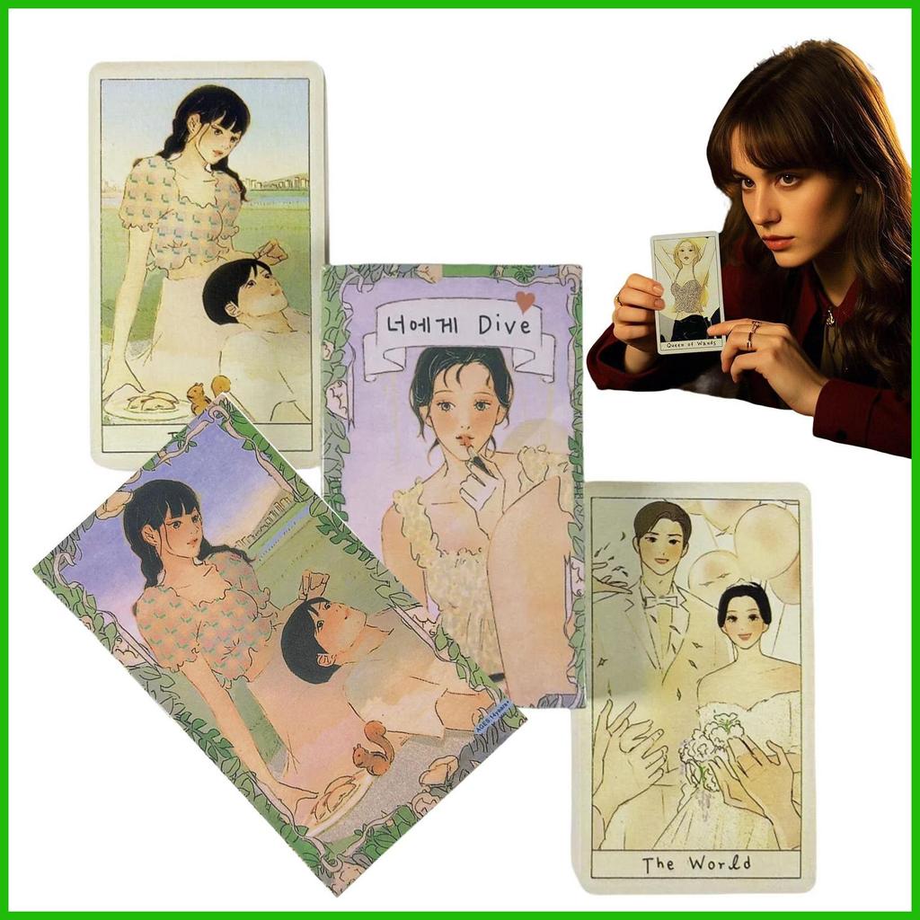 Bộ bài Tarot Thẻ Oracle dành cho người mới bắt đầu Trò chơi hướng dẫn bán chạy về mặt tâm linh dành cho nam giới saixit2vn