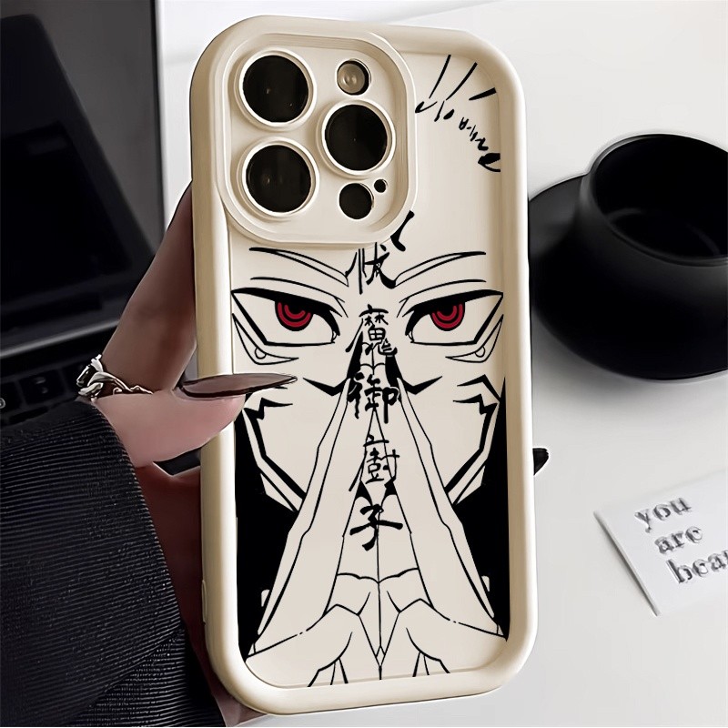 Ốp Lưng Điện Thoại VIVO V60 V50 V40 Lite V29 V30 Pro Y04 V25 V23 X100 V20 Pro V30E V29E V27E V23E Y39 Y400 5G Điện Thoại Di Động Jujutsu Kaisen Gojo Satoru Ryomen Sukuna Anime