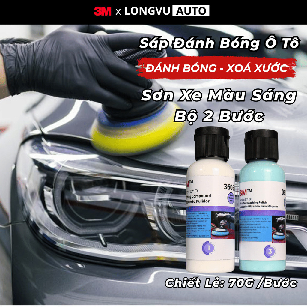 Kem đánh bóng xoá xước sơn xe 3M Sáp đánh bóng gỗ, Epoxy resin