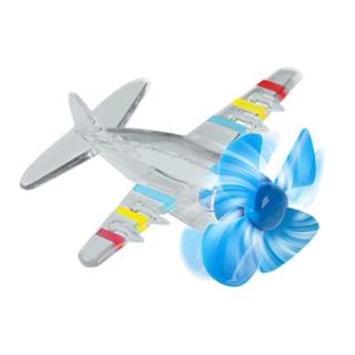 Airplane Motorcycle Decoration Windmill Motorcycle Decor Luminous Waterproof Propeller Spinners LED Light Toy for hdjvn