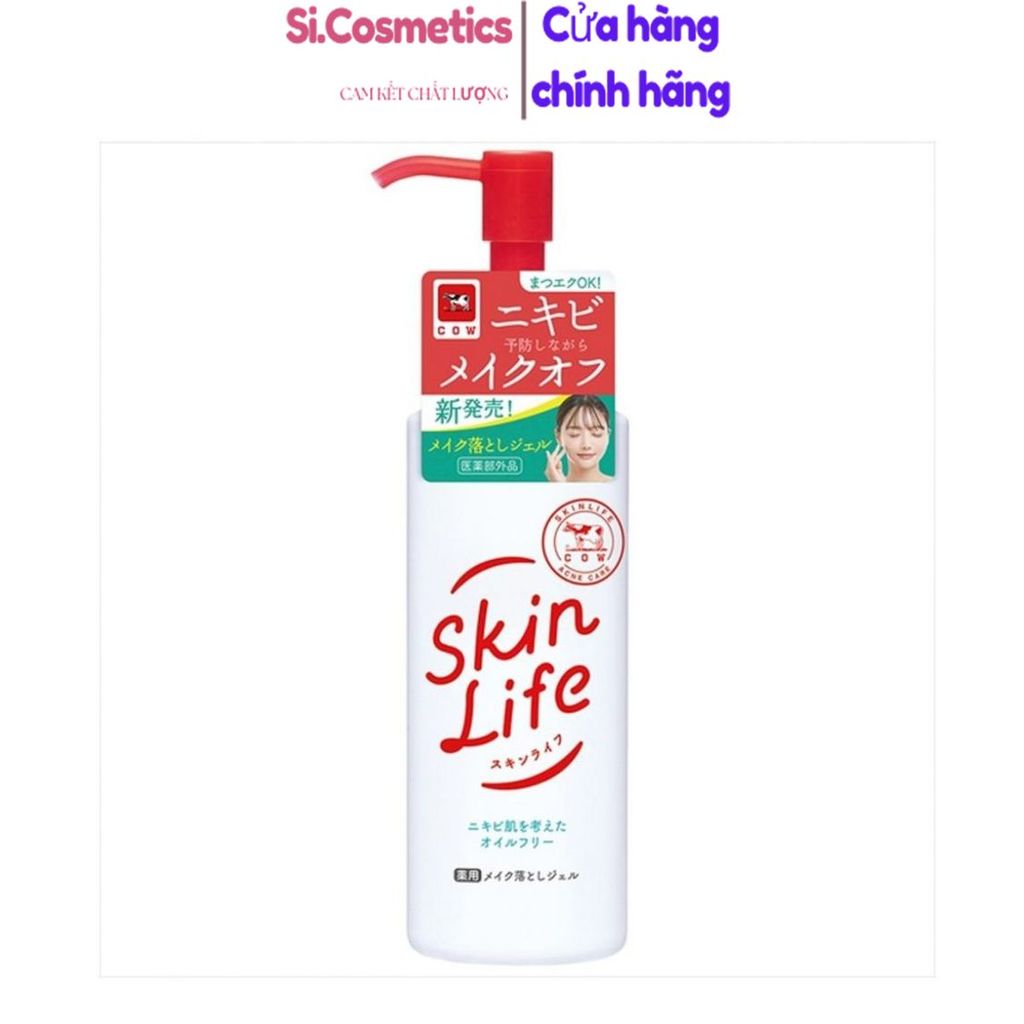 Gel tẩy trang ngăn ngừa mụn Cow Skinlife 150g