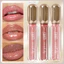 USHAS Matte Pearlescent Lip Gloss Non-Stick Cup Son môi chống thấm nước Son môi dạng lỏng