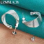 URMYLADY Hoop Earrring Bạc 925, Phù Hợp Tiệc Cưới