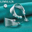 URMYLADY Hoop Earrring Bạc 925, Phù Hợp Tiệc Cưới